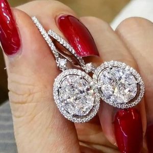 🎀18k/925 Classic Diamond Drop Earrings